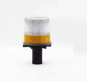 Solar Traffic Cone Warning Light Road Safety Traffic Light Led Flashing Warning Light