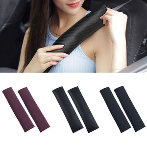 OEM Car Seatbelt Cover Shoulder Strap Safety Breathable Seat Belt Padding Custom Logo comfort Soft Protector Strap Accessories
