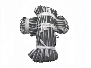 High Visibility Silver Reflective Polyester Piping for Outdoor Apparel & PPE