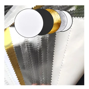 Wholesale Nylon Ripstop 100% Polyester Lightweight Silver Reflective Oxford Fabric for Photography and Studio