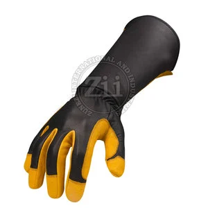 Leather Palm Protection Multi-Functional Waterproof Breathable Welding Gloves with Customizable Design
