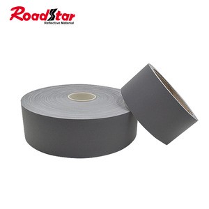 Mid Intensity Economic Grey TC Reflective Tape Light Reflective Material Fabric Reflective Fabric for Clothing
