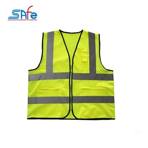 Fashional Design High Visibility Adjustable Safety Vest For Construction Reflective Vest