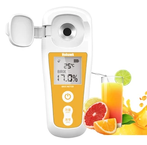 Handheld Nohawk BM-03S Auto Digital 0-55% Brix Meter Alcohol Whisky Tester Refractometer For Wine Making Beer Brewing