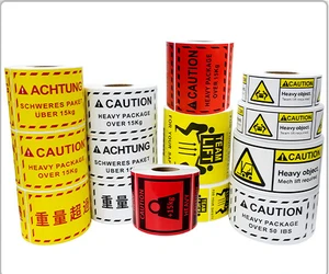 UN3481/3091 Aviation Warning Label Lithium Ion Battery Adhesive Fireproof Seal Box Stickers Air Freight Label
