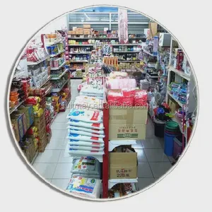 Indoor Acrylic Glass PC Convex Mirror Round 180 Viewing Angle Wall Mount with Wooden Backboard