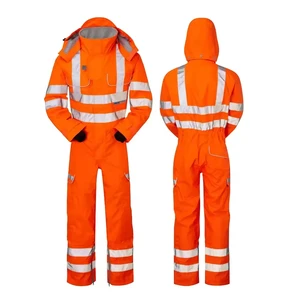 Wholesale OEM Flame Fire Retardant Clothing Safety Workwear OEM Custom Logo FR Uniforms Overall Suit Work Wear Working Coveralls