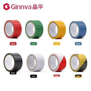 Ginnva Single Sided PVC Warning Tape Wear-Resistant for Public Use, Customizable (Print, Color, Size), OEM & ODM