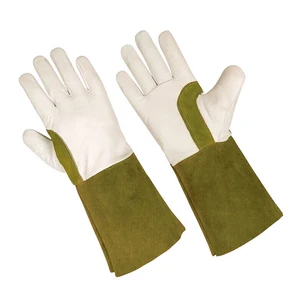 Hand Work Safety Welder Gloves Best Price Top Quality Leather Welding Gloves by Keembro