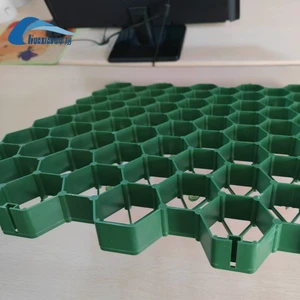 Plastic Grid HDPE Grass Paver For Ground Reinforcement System Driveway Concrete Road Turf Grid