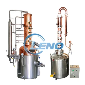 100L-1000L Stainless Steel Distillation System Alcohol Distiller Tower Ethanol Still Machine