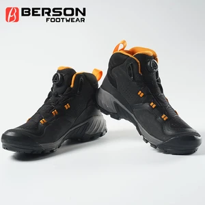 Suede Mesh Upper Impact Resistant Fast Lacing Waterproof Breathable Lightweight Tactical Outdoor Trekking Shoes