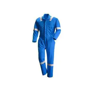 EN ISO 11612 Hi Vis Fire Retardant Coverall Anti-Static and Oil Resistant FR Safety Clothing