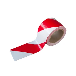 Detectable Marking Pe Custom Length Red and Yellow Safety Warning Tape for Road Safety