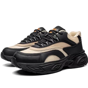 Women's Labor Protection Shoes Anti-Smash Anti-Puncture Steel Toe Composite Toe Breathable Mesh Lining Anti-Static Durable