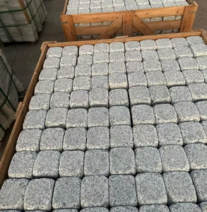 G603 Grey Granite Cube Paving Stone Natural Split Modern Outdoor For Driveway Patio