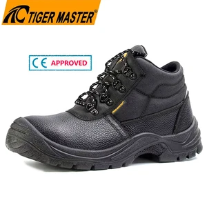 CE Verified Labor Industrial Safety Shoes Work Boots Steel Toe Steel Mid Plate Anti Static Anti Slip Oil Water Resistant for Men