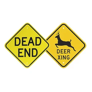 Customized High Reflective Aluminum Plate Road Signs, Traffic Road Signs Stickers, Road Safety Warning Traffic Signs