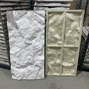 SONSILL Interior Exterior PU Stone Wall Panel 3D Waterproof Fireproof Lightweight PU Mushroom Stones Big Slab Polyurethane Stone