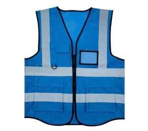 Comfortable Wear Safety Reflective Clothing High Visibility Hot Sale Multi Pocket Safety Vest
