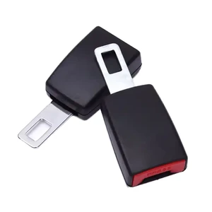 Auto Safety Belt Accessories Nylon Seat Belt Extender & Clip with 2 Points Buckle Comfortable & Convenient for All Sizes