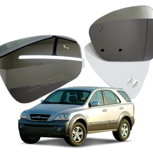Bolab OEM Replacement New Premium Silver Wide Angle Convex Side Mirror Sorento E-Mark Certified Anti-Glare Heated Glass