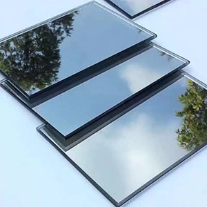 5mm Customized One Way Mirror Glass Half Mirror Reflective Privacy Glass Size Used For Interrogation Room
