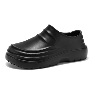Cross-border Hot-selling Labor Protection Shoes Waterproof and Oil-proof Chef Shoes EVA Upper Casual Shoes