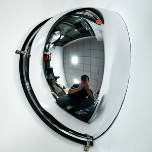 1/2 Dome Convex Mirror 360° Wide-angle High-definition Clear Acrylic Traffic Convex Spherical Mirror