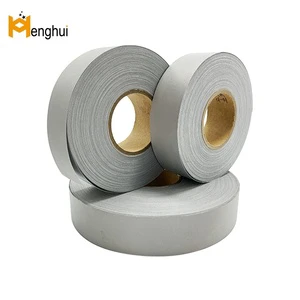 High Quality Henghui HF5011 Cotton Flame Retardant Reflective Fabric Glass Reflective Tape Workwear Safety Strip