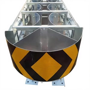 Factory Supply CE Standard Traffic Safety Steel Anti-Collision Crash Cushion Highway Roadway Barrier High Impact Protection for