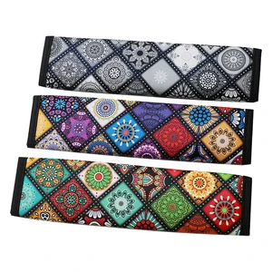 Car Seat Belt Shoulder Guard Pads Covers Protective Sleeve Bohemian Style Insurance Belt Shoulder Protection Auto Accessories