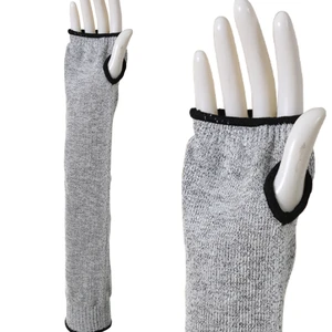 45CM Cut Resistant Arm Sleeves | Thumb Hole Anti-Cut Forearm Protection Sleeves for Industrial Work