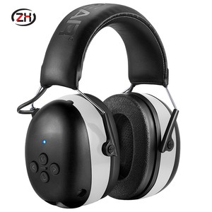 Bluetooth Hearing Protection NRR 25dB Noise Reduction CE Certified Foldable Earmuff Type-C Interface 1500mAh Rechargeable