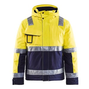 Reflective Strip Hi Vis Safety Jacket Polyester Waterproof Work Uniform Bulk Construction Worker Class 2 Roadside Clothes