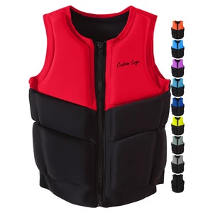 Custom Wakeboard Impact Life Vest Neoprene Life Jacket Schwimmweste Water Ski Vest Colete Salva Vidas Giubbotto Di Salvataggio