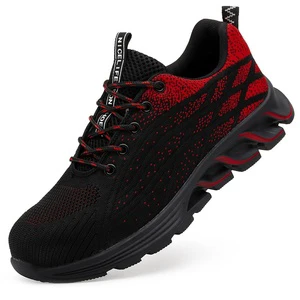 Low Top Style Woven Surface Safety Shoes Suitable for Long Standing Comfortable Anti Smash Men and Women Are Suitable for Work