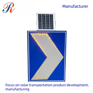 Manufacturers Direct Solar Guide Mark Solar-powered Traffic Signs Traffic Warning Signs