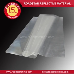 Clear White Transparent Retro Reflective PVC Roll Material,waterproof