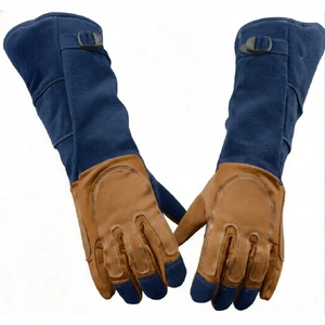 Industrial Grade Welding Gloves Heat Resistant Leather Gloves for Professional Welders Protection