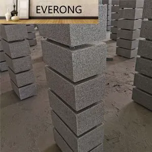 Cheap Price Cambodia Grey Granite Curbing, European Countries Hot Sale Kerbstone Design, Garden Curbstone