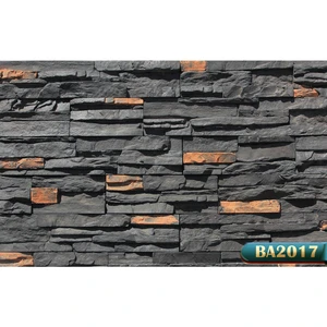 BERICH BA2017 Artificial Stacked Stone Exterior Wall Stone Veneer Slate Culture Stone For Wholesale