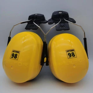H9P3E Safety Helmet-Mounted Earmuff Protective Noise Reduction Hearing Aid with Earring Protection