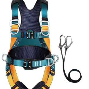 CE/EN361 & ANSI Z359.11 Dual Certified Safety Harness, Universal Fall Protection for Construction, Telecom, and Warehouse Use