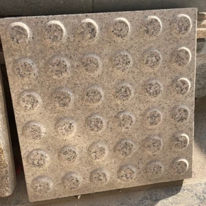 Modern Design Outdoor Paving Stone Blind Road Stone Granite Block in Grey Durable and Stylish