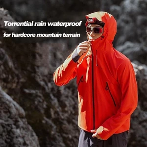 Custom Wholesale Outdoor Jackets Unisex Winter Trekking Hoody Waterproof Hiking Jacket -Tex Hard Shell Polyester Soft Plain
