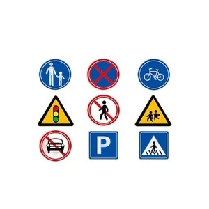 Outdoor Metal Aluminum Reflective Highway Traffic Road Safety Signs Road Marking Street Sign Stop Boards