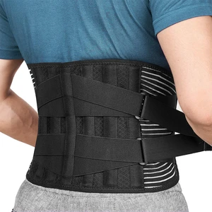FSPG Professional Orthopedic Breathable Adjustable Lower Lumbar Back Brace Waist Support Belt Universal Elastic Medical Fitness