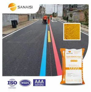 Sanaisi Custom Fast Dry Reflective Traffic Thermoplastic Paint OEM Colour Spray Application