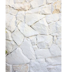 SHIHUI Natural Wall Cladding Stone White Quartzite Dry Stack Stone Wall Cladding Exterior Stone Veneer